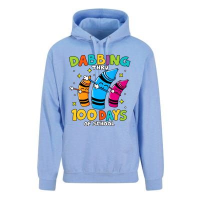 Dabbing Thru 100 Days Of School Unisex Surf Hoodie