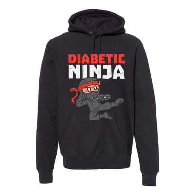 Dieabetics Type 1 Diabetes Awareness Diabetic Premium Hoodie