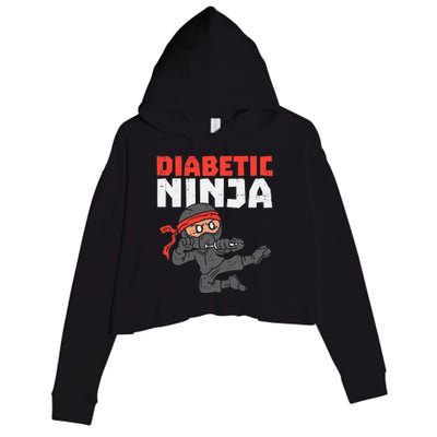 Dieabetics Type 1 Diabetes Awareness Diabetic Crop Fleece Hoodie