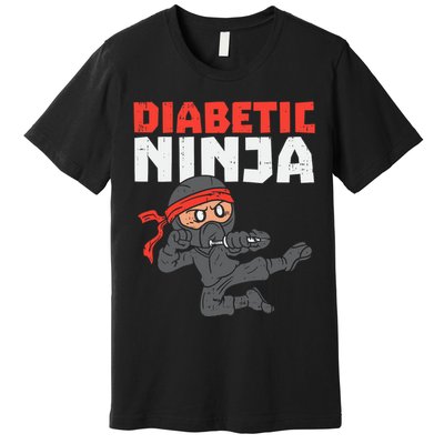 Dieabetics Type 1 Diabetes Awareness Diabetic Premium T-Shirt