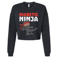 Dieabetics Type 1 Diabetes Awareness Diabetic Cropped Pullover Crew