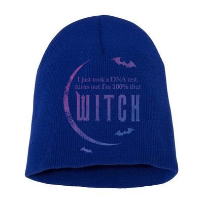 Dna Test 100% That Witch Gift Short Acrylic Beanie