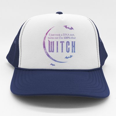 Dna Test 100% That Witch Gift Trucker Hat