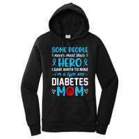 Diabetes Type 1 Survivor Mom  T1 Diabetes Awareness Women's Pullover Hoodie