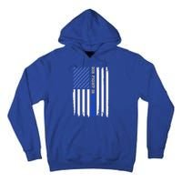 Diabetes Type 1 American Flag His Fight Is My Fight Gift Tall Hoodie