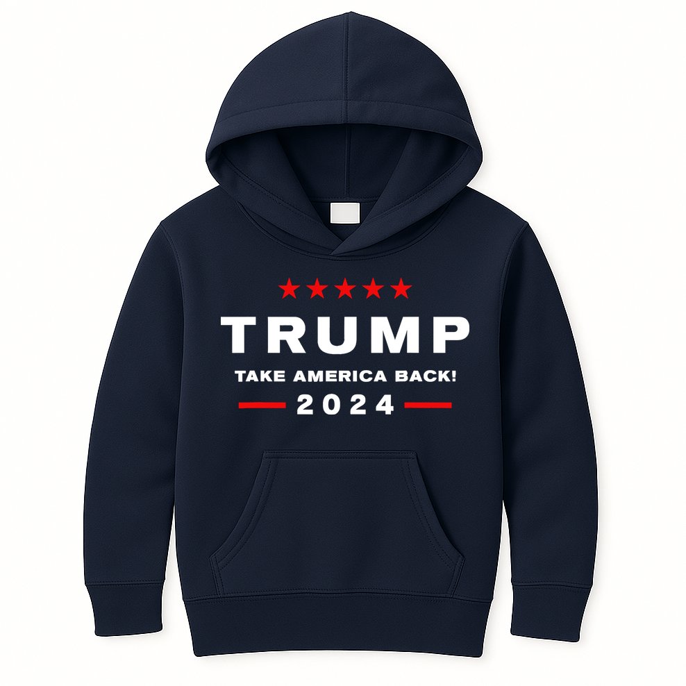 Donald Trump 2024 Take America Back Election The Return Kids Hoodie