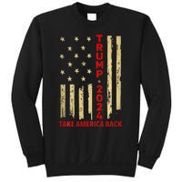 Donald Trump 2024 Take America Back American Flag Sweatshirt