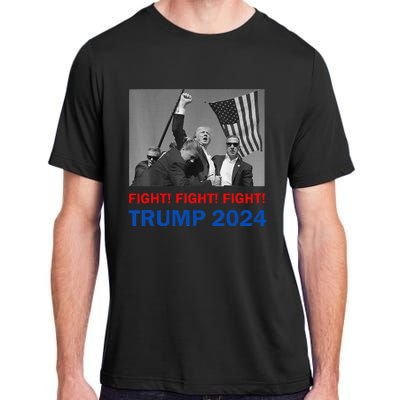 Donald Trump 2024 Fight Fight Fight Donald Trump Fist Pump Adult ChromaSoft Performance T-Shirt