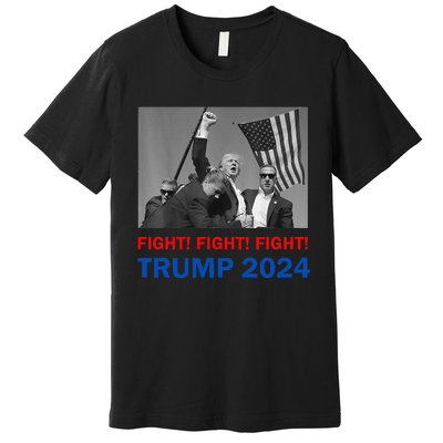 Donald Trump 2024 Fight Fight Fight Donald Trump Fist Pump Premium T-Shirt