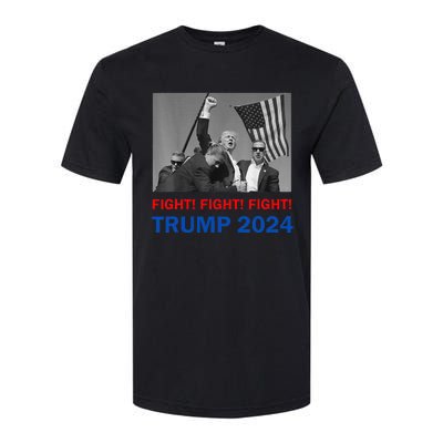 Donald Trump 2024 Fight Fight Fight Donald Trump Fist Pump Softstyle CVC T-Shirt