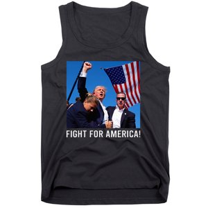 Donald Trump 2024 Survived Shot Rally Fight For America Tank Top