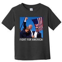 Donald Trump 2024 Survived Shot Rally Fight For America Toddler T-Shirt