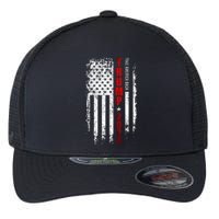 Donald Trump 2024 Take America Back American Flag Flexfit Unipanel Trucker Cap