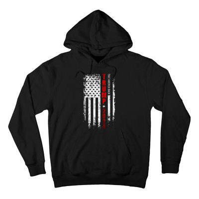 Donald Trump 2024 Take America Back American Flag Hoodie