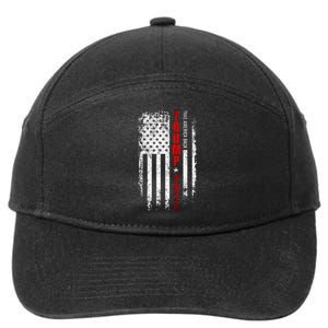 Donald Trump 2024 Take America Back American Flag 7-Panel Snapback Hat