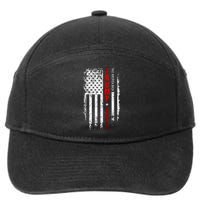 Donald Trump 2024 Take America Back American Flag 7-Panel Snapback Hat