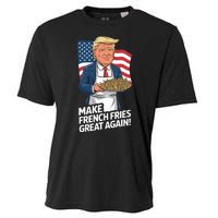 Donald Trump 2024 French Fry Make French Fries Great Again 2024 Magadonalds Cooling Performance Crew T-Shirt