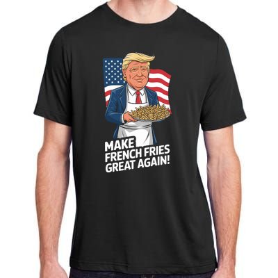 Donald Trump 2024 French Fry Make French Fries Great Again 2024 Magadonalds Adult ChromaSoft Performance T-Shirt