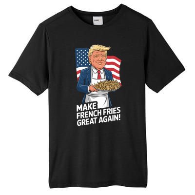 Donald Trump 2024 French Fry Make French Fries Great Again 2024 Magadonalds Tall Fusion ChromaSoft Performance T-Shirt