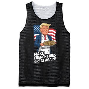 Donald Trump 2024 French Fry Make French Fries Great Again 2024 Magadonalds Mesh Reversible Basketball Jersey Tank