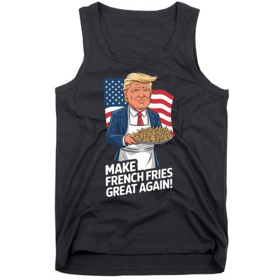 Donald Trump 2024 French Fry Make French Fries Great Again 2024 Magadonalds Tank Top