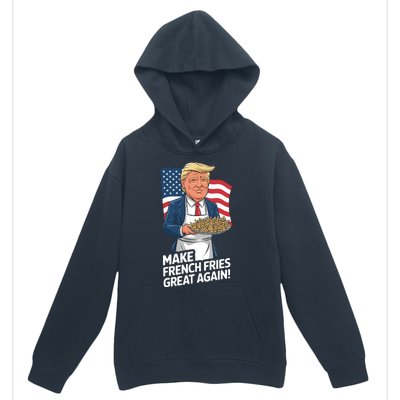 Donald Trump 2024 French Fry Make French Fries Great Again 2024 Magadonalds Urban Pullover Hoodie