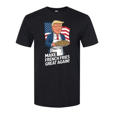 Donald Trump 2024 French Fry Make French Fries Great Again 2024 Magadonalds Softstyle CVC T-Shirt