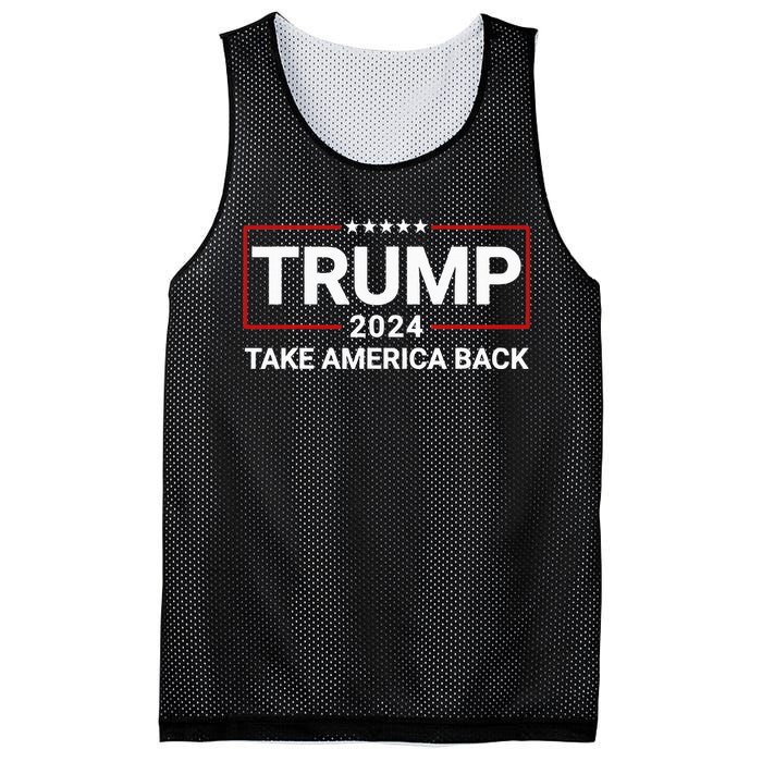 Donald Trump 2024 Take America Back Election The Return Mesh Reversible Basketball Jersey Tank