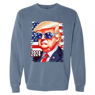 Donald Trump 2024 Elections Gift Garment-Dyed Sweatshirt