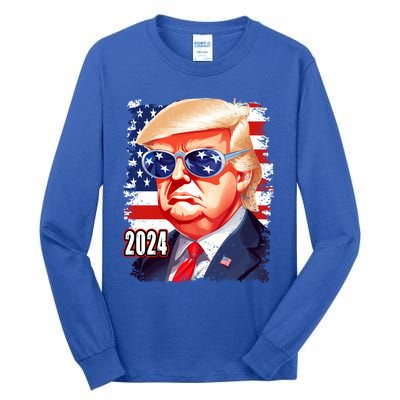 Donald Trump 2024 Elections Gift Tall Long Sleeve T-Shirt