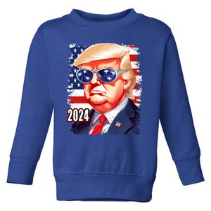 Donald Trump 2024 Elections Gift Toddler Sweatshirt