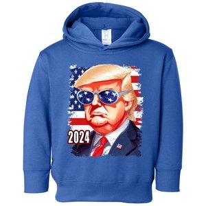 Donald Trump 2024 Elections Gift Toddler Hoodie