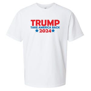 Donald Trump 2024 Take America Back Donald Trump 2024 Sueded Cloud Jersey T-Shirt