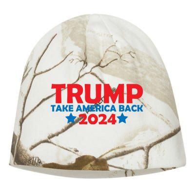 Donald Trump 2024 Take America Back Donald Trump 2024 Kati - Camo Knit Beanie