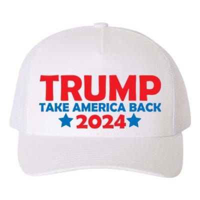 Donald Trump 2024 Take America Back Donald Trump 2024 Yupoong Adult 5-Panel Trucker Hat