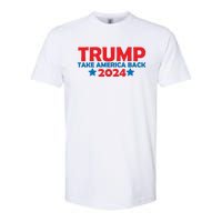 Donald Trump 2024 Take America Back Donald Trump 2024 Softstyle CVC T-Shirt