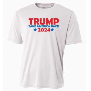 Donald Trump 2024 Take America Back Donald Trump 2024 Cooling Performance Crew T-Shirt