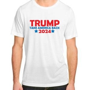 Donald Trump 2024 Take America Back Donald Trump 2024 Adult ChromaSoft Performance T-Shirt