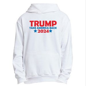 Donald Trump 2024 Take America Back Donald Trump 2024 Urban Pullover Hoodie