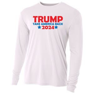 Donald Trump 2024 Take America Back Donald Trump 2024 Cooling Performance Long Sleeve Crew