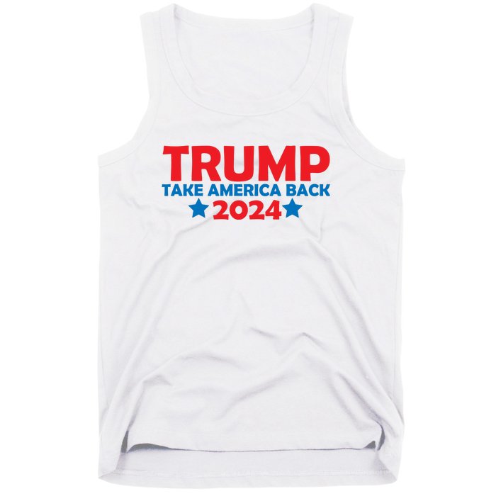 Donald Trump 2024 Take America Back Donald Trump 2024 Tank Top