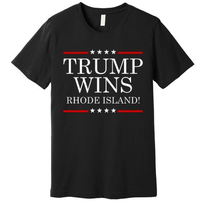 Donald Trump 2024 Trump Wins Rhode Island State Election Premium T-Shirt