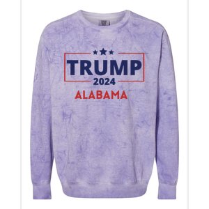 Donald Trump 2024 Alabama Take America Back Election Great Gift Colorblast Crewneck Sweatshirt