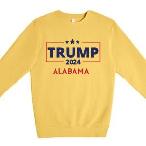 Donald Trump 2024 Alabama Take America Back Election Great Gift Premium Crewneck Sweatshirt