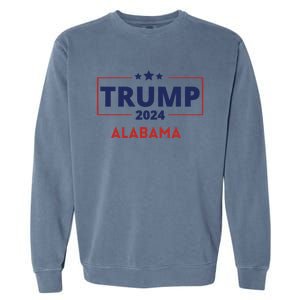 Donald Trump 2024 Alabama Take America Back Election Great Gift Garment-Dyed Sweatshirt