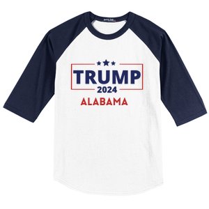 Donald Trump 2024 Alabama Take America Back Election Great Gift Baseball Sleeve Shirt