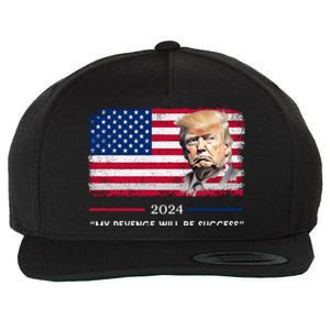 Donald Trump 2024 My Revenge Will Be Success Us Reelection Great Gift Wool Snapback Cap