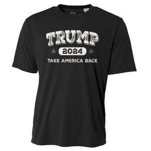 Donald Trump 2024 Take America Back Election The Return Cooling Performance Crew T-Shirt