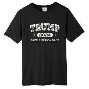 Donald Trump 2024 Take America Back Election The Return Tall Fusion ChromaSoft Performance T-Shirt