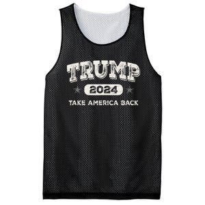 Donald Trump 2024 Take America Back Election The Return Mesh Reversible Basketball Jersey Tank